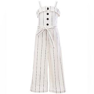 GIANNI BINI: Girl’s Pin-Stripe Jumpsuit - Size 10